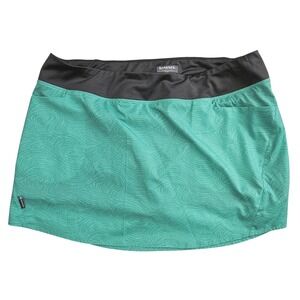 Simms Fishing Products Women's XXL Skort Skirt Green Teal Athletic Outdoor Lined